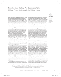 Throwing Away the Key: The Expansion of Life Without Parole