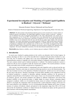 Experimental Investigation and Modeling of Liquid-Liquid