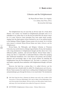 PL#41 - Book review: Libraries and the Enlightenment