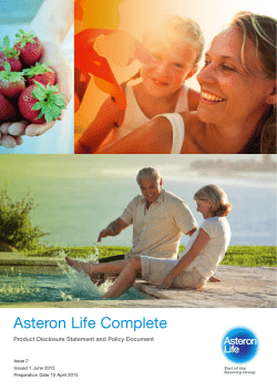 PDS - Asteron Life