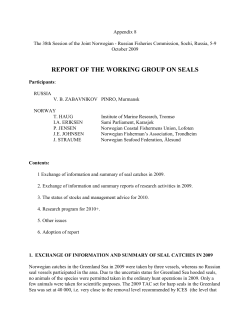 Harp Seals - Regjeringen.no