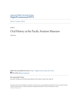 Oral History at the Pacific Aviation Museum