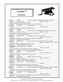 Lesson 7 - West Broward High School