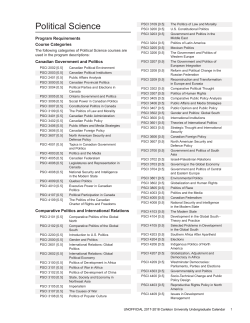 UNOFFICIAL 2017-2018 Carleton University