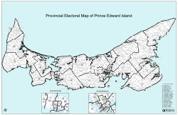 Provincial Electoral Map of Prince Edward Island