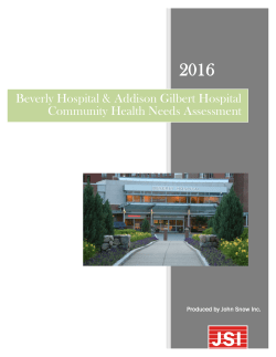 Community Health Needs Assessment
