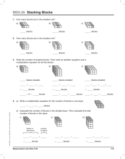 MD5-26 Stacking Blocks