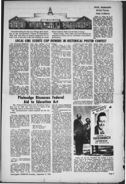 Plainedge Discusses Federal Aid to Education Act