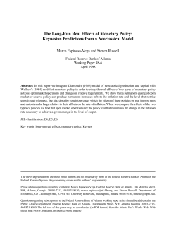 The Long-Run Real Effects of Monetary Policy