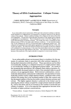Theory of DNA condensation: Collapse versus