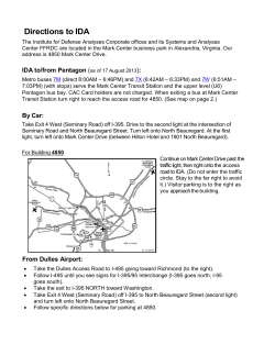 Directions to IDA