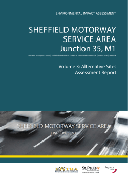 SHEFFIELD MOTORWAY SERVICE AREA Junction 35, M1