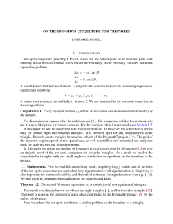 on the hot-spots conjecture for triangles