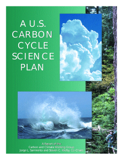 a us carbon cycle science plan a us carbon cycle science plan