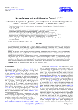 No variations in transit times for Qatar