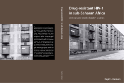 Drug-resistant HIV-1 in sub-Saharan Africa