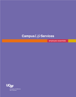 Campus Life Services Staff Essentials Handbook