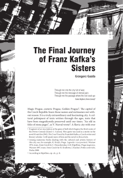 The Final Journey of Franz Kafka`s Sisters
