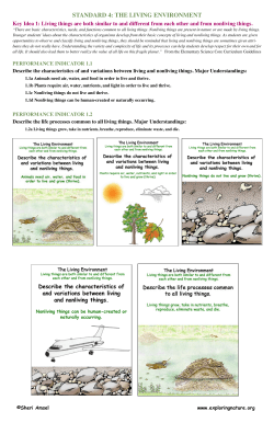 standard 4: the living environment
