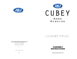 JBJ Cubey Nano Cabinet Stand PDF