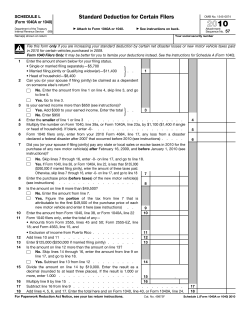 2010 Form 1040 (Schedule L)