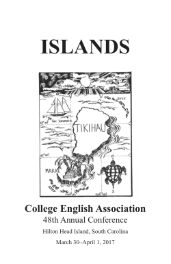 CEA 2017 Final Program - College English Association