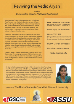 Reviving the Vedic Aryan