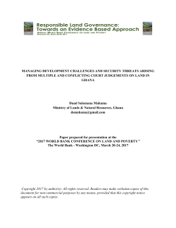 MANAGING DEVELOPMENT CHALLENGES AND