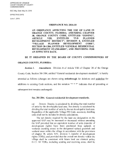 amending chapter - Orange County Comptroller