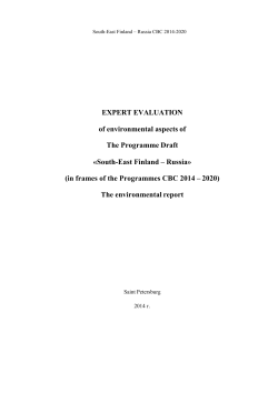 Environmental impact assessment in Russia_in English - South