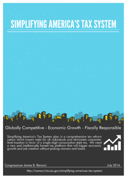 SATS White Paper - Congressman Jim Renacci