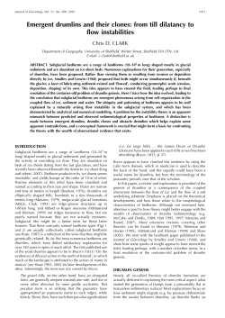 Emergent drumlins and their clones
