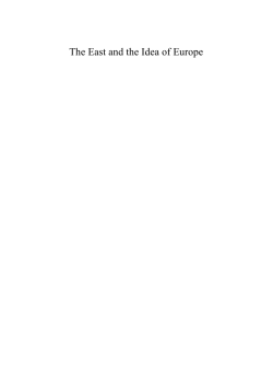 The East and the Idea of Europe