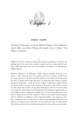The Practical Shakespeare: The Plays in Practice and on the Page