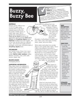 Buzzy Buzzy Bee - National Agriculture in the Classroom