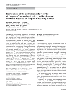 Improvement of the electrochemical properties of &ldquo;as