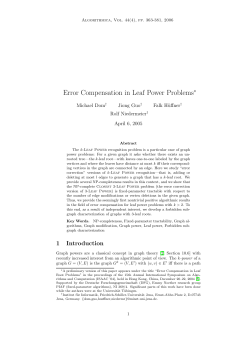 Error Compensation in Leaf Power Problems - akt.tu