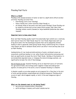 Flooding Fast Facts