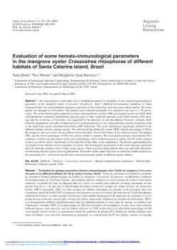 Evaluation of some hemato-immunological parameters in the