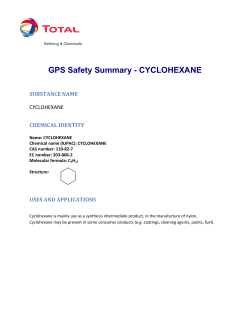 GPS Safety Summary