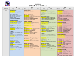 3rd Grade - Oconee County Schools