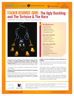 TEACHER RESOURCE GUIDE: The Ugly Duckling