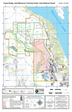 Camp Dodge Training Area Map