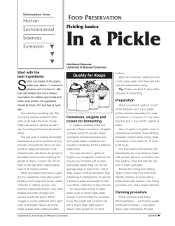 In a Pickle