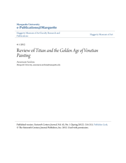Review of Titian and the Golden Age of Venetian Painting