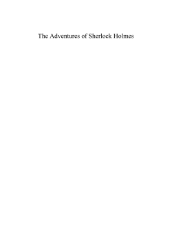 The Adventures of Sherlock Holmes