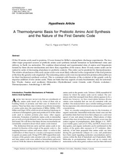 A Thermodynamic Basis for Prebiotic Amino Acid Synthesis and the