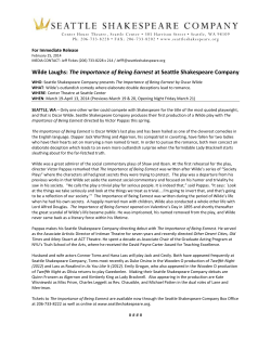 Much Ado About Nothing press release