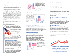 Flag Etiquette - Missouri Legion