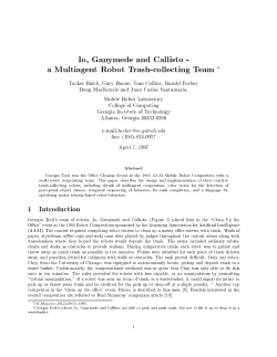 Io, Ganymede and Callisto - College of Computing